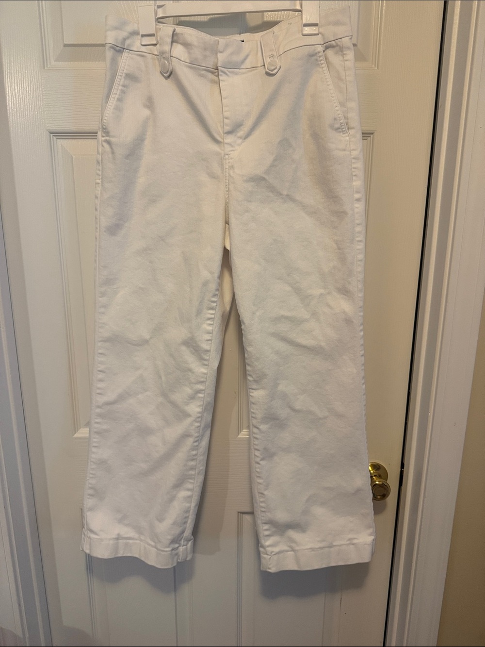 Talbots White Boot Cut Pants